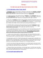 Chương 1: Vấn đề giải quyết bài toán bằng máy tính ppsx