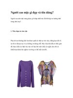 Người cao mặc gì đẹp và tôn dáng? ppsx