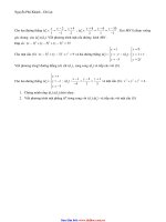 mặt cầu và đừơng thẳng pps