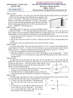 Đề thi tuyển sinh lớp 10 THPT chuyên năm 2011 môn Lý Tỉnh Quảng Trị pot