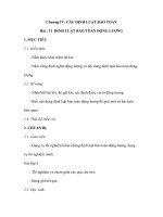 Chương IV: CÁC ĐỊNH LUẬT BẢO TOÀN pot