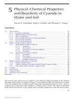CYANIDE in WATER and SOIL: Chemistry, Risk, and Management - Chapter 5 pps