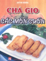 Chả giò và các món cuốn part 1 doc