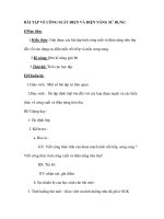 BÀI TẬP VỀ CÔNG SUẤT ĐIỆN VÀ ĐIỆN NĂNG SỬ DỤNG pot