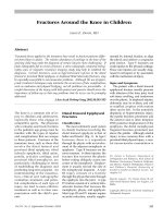 Gãy xương quanh đầu gối ở trẻ em pdf