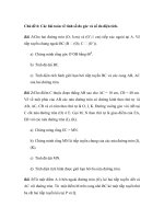 Chủ đề 6: Các bài toán về tính số đo góc và số đo diện tích docx