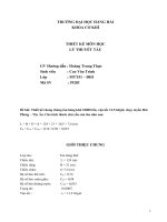 thiết kế chong chóng tàu hàng khô 10000 tấn, vận tốc 13,5 hlgiờ, chạy tuyến hải phòng – tây âu