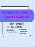 Bài giảng điện tử môn tin học: Phần mềm quản lý học sinh pptx