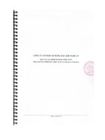 công ty cổ phần xi măng dầu khí nghệ an báo cáo tài chính đã được kiểm toán cho năm tài chính kết thúc ngày 31 tháng 12 năm 2013
