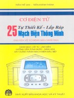 Cơ điện tử - Tự thiết kế, lắp ráp 25 mạch điện thông minh part 1 pdf