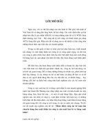 Kế toán lưu chuyển hàng hoá xuất khẩu tại công ty sản xuất bao bì và hàng xuất khẩu