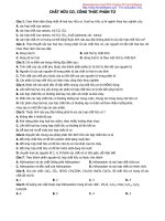 Chất hữu cơ, công thức phân tử pptx