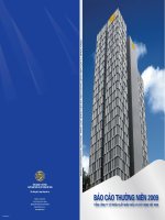 tổng công ty cổ phần xuất nhập khẩu xây dựng việt nam vinaconex báo cáo thường niên 2009