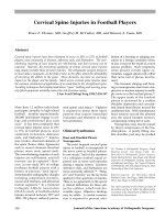 Chấn thương cột sống cổ tử cung pptx