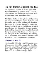 Sa sút trí tuệ ở người cao tuổi pot