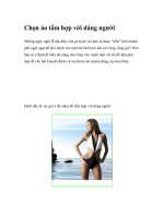 Chọn áo tắm hợp với dáng người pps