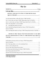 hạch toán bán hàng và xác định kết quả kinh doanh tại công ty tnhh thương mại & dịch vụ vĩnh phú