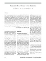 Bệnh di căn xương của xương cánh tay ppt