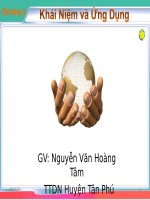 Bài giảng điện tử môn tin học: Khái niệm và ứng dụng của máy tính docx
