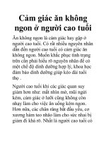 Biến chứng của bóc tách động mạch chủ Kỳ III doc