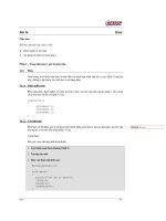 Bài 16 Mục tiêu: Kết thúc bài học này, bạn có thể:  Định nghĩa và gọi hàm potx