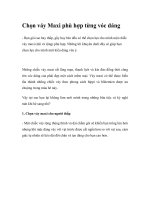 Chọn váy Maxi phù hợp từng vóc dáng doc