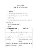 BÀI MƯỜI BẢY TỔNG KẾT CHƯƠNG 1: CƠ HỌC ppt