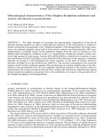 NATURAL ARSENIC IN GROUNDWATER: OCCURRENCE, REMEDIATION AND MANAGEMENT - CHAPTER 4 doc