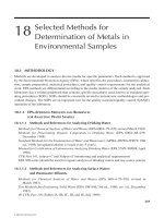 Environmental Sampling and Analysis for Metals - Chapter 18 ppt