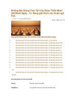 Những Bài Giảng Tóm Tắt Của Khóa Thiền Minh Sát Mười Ngày pot