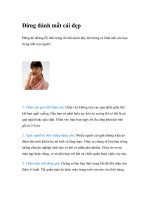 Đừng đánh mất cái đẹp potx