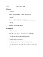 Tiết 27 KIỂM TRA 1 TIẾT pot