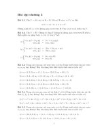 Bài tập toán cao cấp-Chương 3 ppt