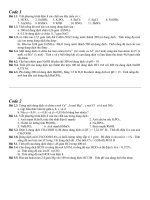 Đề kiểm tra Chương 1 - Sự Điện Ly Hóa 11