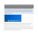 Gắn Control Panel vào Taskbar để truy cập nhanh chóng trong Windows 8 pdf