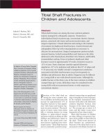 Gãy xương chày trục ở trẻ em và thanh thiếu niên pdf