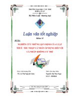 nghiên cứu những quy định của luật thuế thu nhập cá nhân áp dụng đối với cá nhân không cư trú