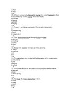 Tuyển tập đề trắc nghiệm anh văn_6 pot