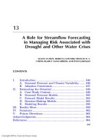 Drought and Water Cruises: Science, Technology, and Management Issues - Chapter 13 pptx