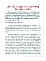 Chữa tiểu không tự chủ ở phụ nữ bằng liệu pháp tự nhiên pptx