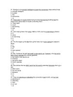 Tuyển tập đề trắc nghiệm anh văn_9 pptx