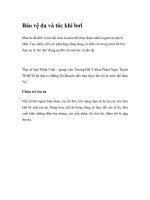 Bảo vệ da và tóc khi bơi pot