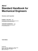 Standard Handbook for Mechanical Engineers 2010 Part 1 pot