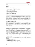 Bài 11 Mục tiêu: Kết thúc bài học này, bạn có thể:        pps