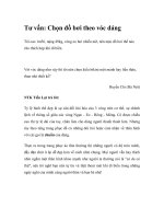 Tư vấn: Chọn đồ bơi theo vóc dáng pps