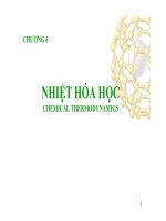 Chương 6: Nhiệt hóa học docx