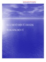 Tia X thuyết điện tử ánh sáng thang sóng điện từ potx