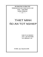 ĐỒ ÁN TỐT NGHIỆP XÂY DỰNG CẦU ĐƯỜNG THIẾT KẾ TUYẾN ĐƯỜNG AB LƯU THÁI TRUNG