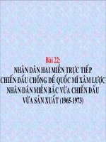 Bài giảng điện tử môn lịch sử: chiến tranh cục bộ docx