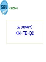 bài giảng kinh tế vi mô chương 1 ppsx
